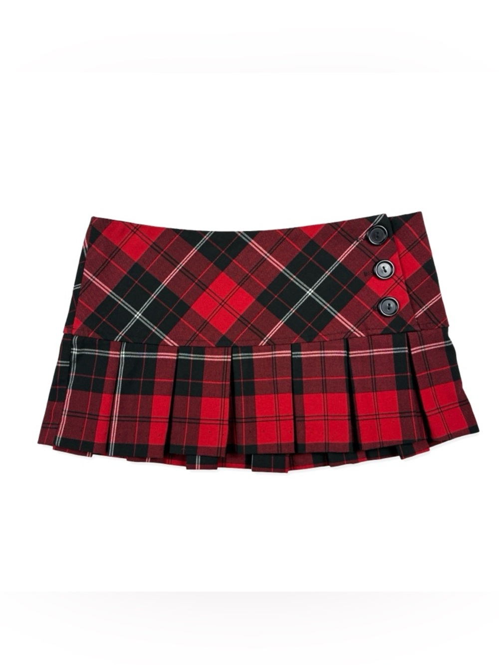 Wet Seal Vintage Y2K Plaid Micro Mini Skirt